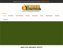 Tablet Screenshot of goorangepest.com